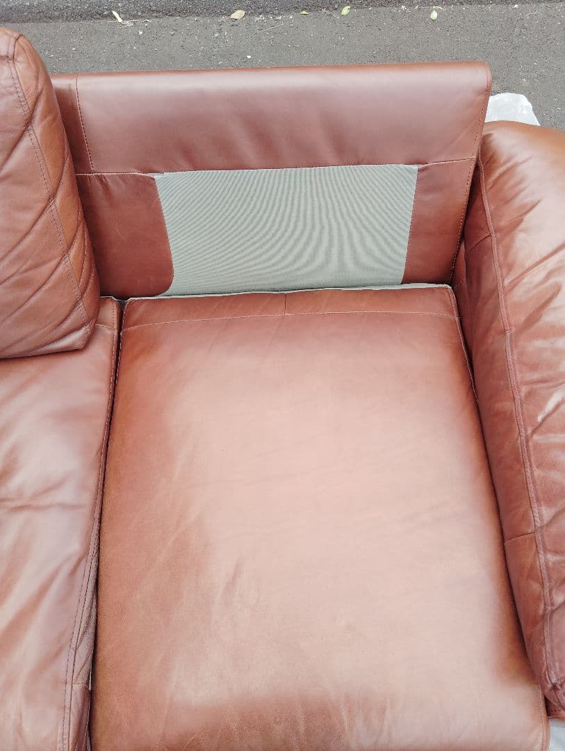 【専用 ひゃ様】⭐️2人掛けレザーソファー【定価22万円】
