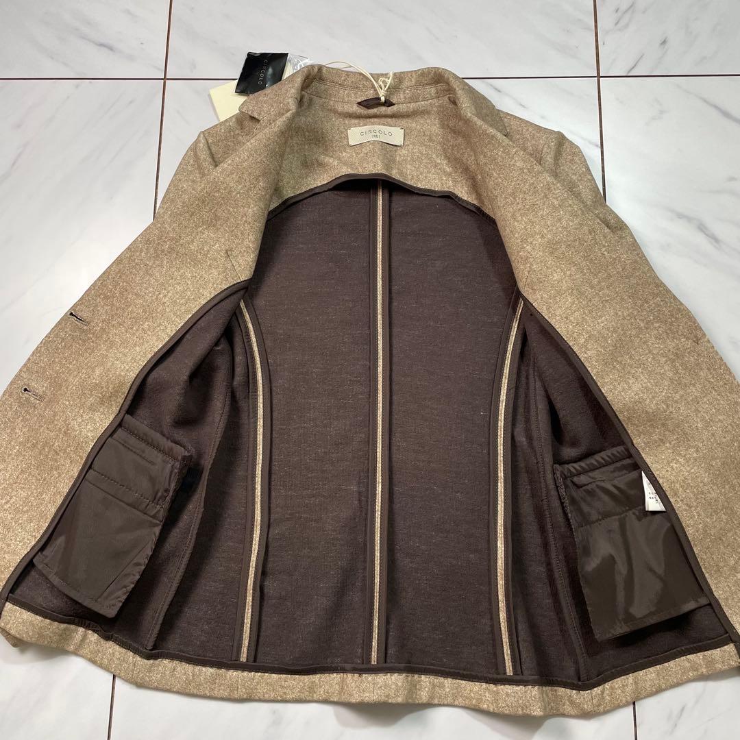 新品 CIRCOLO 1901 ストレッチ セットアップ ライトブラウン 40
