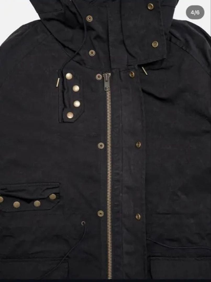  Navy Parka - BLACK DAN ハズム