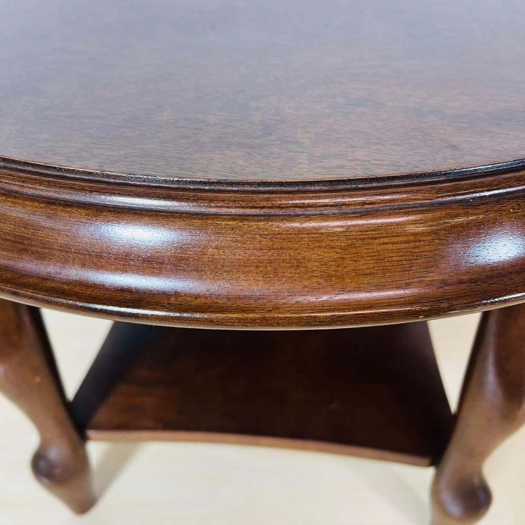 maruni マルニ木工 猫脚 サイドテーブル コーヒーテーブル 丸テーブル 円