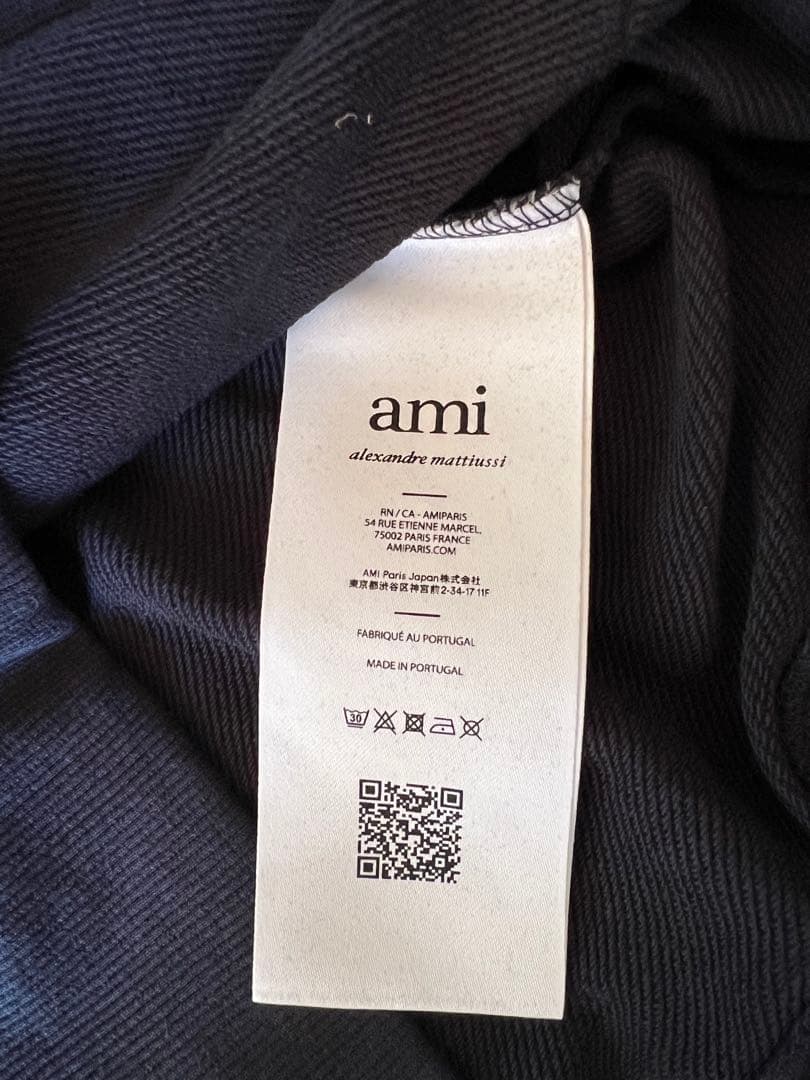 【新品タグ付】AMI PARIS アミパリス フルジップパーカー Mユニセックス