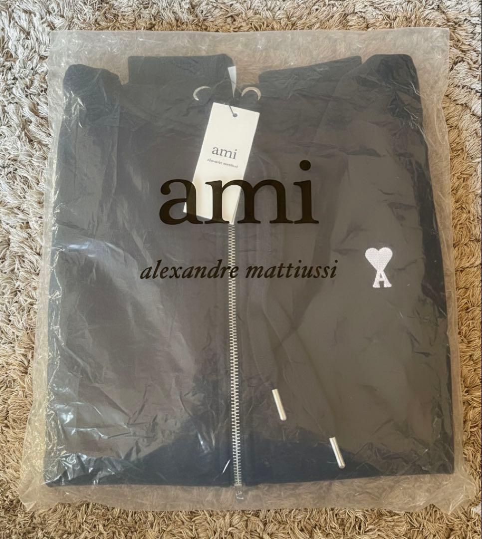 【新品タグ付】AMI PARIS アミパリス フルジップパーカー Mユニセックス