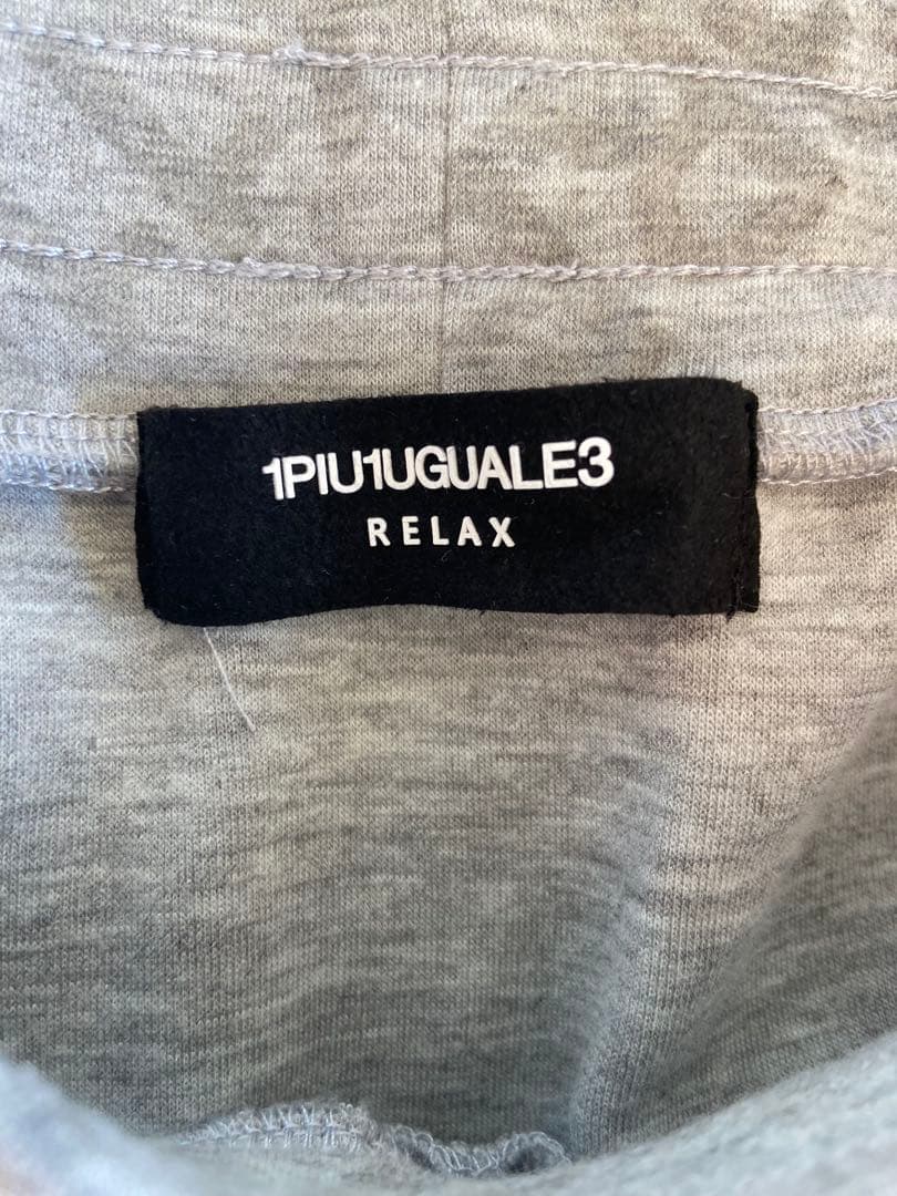 1PIU1UGUALE3 RELAX セットアップ　Lサイズ　グレー
