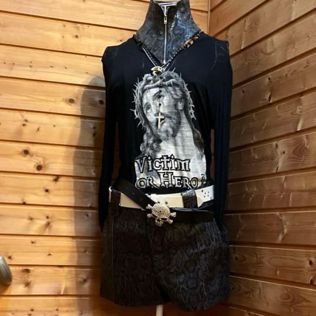 Lieve Van Gorp デッドストック90s蛇革ネックウォーマー希少美品