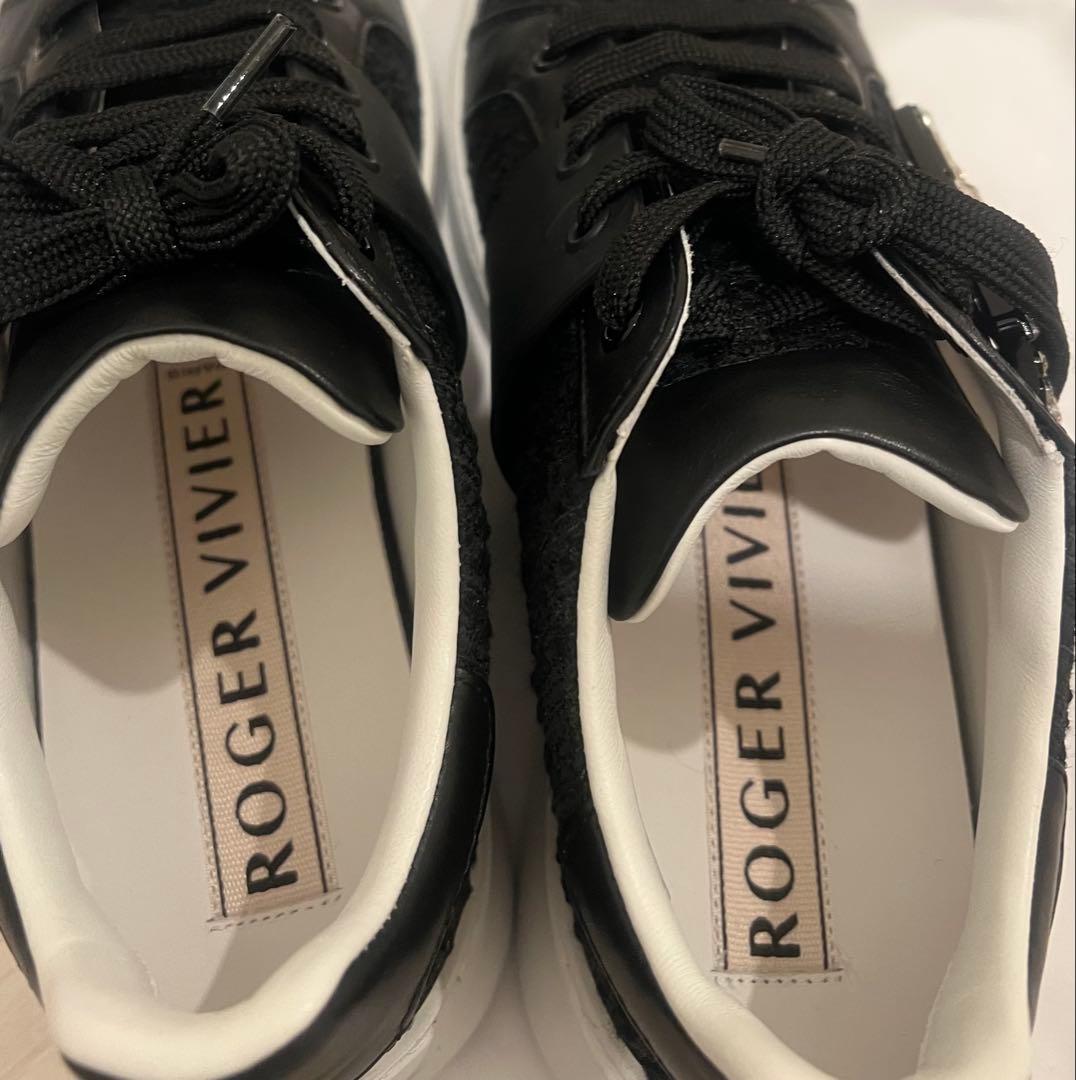 【大幅値下げ】新品未使用ROGER VIVIER ツィードラメスニーカー37