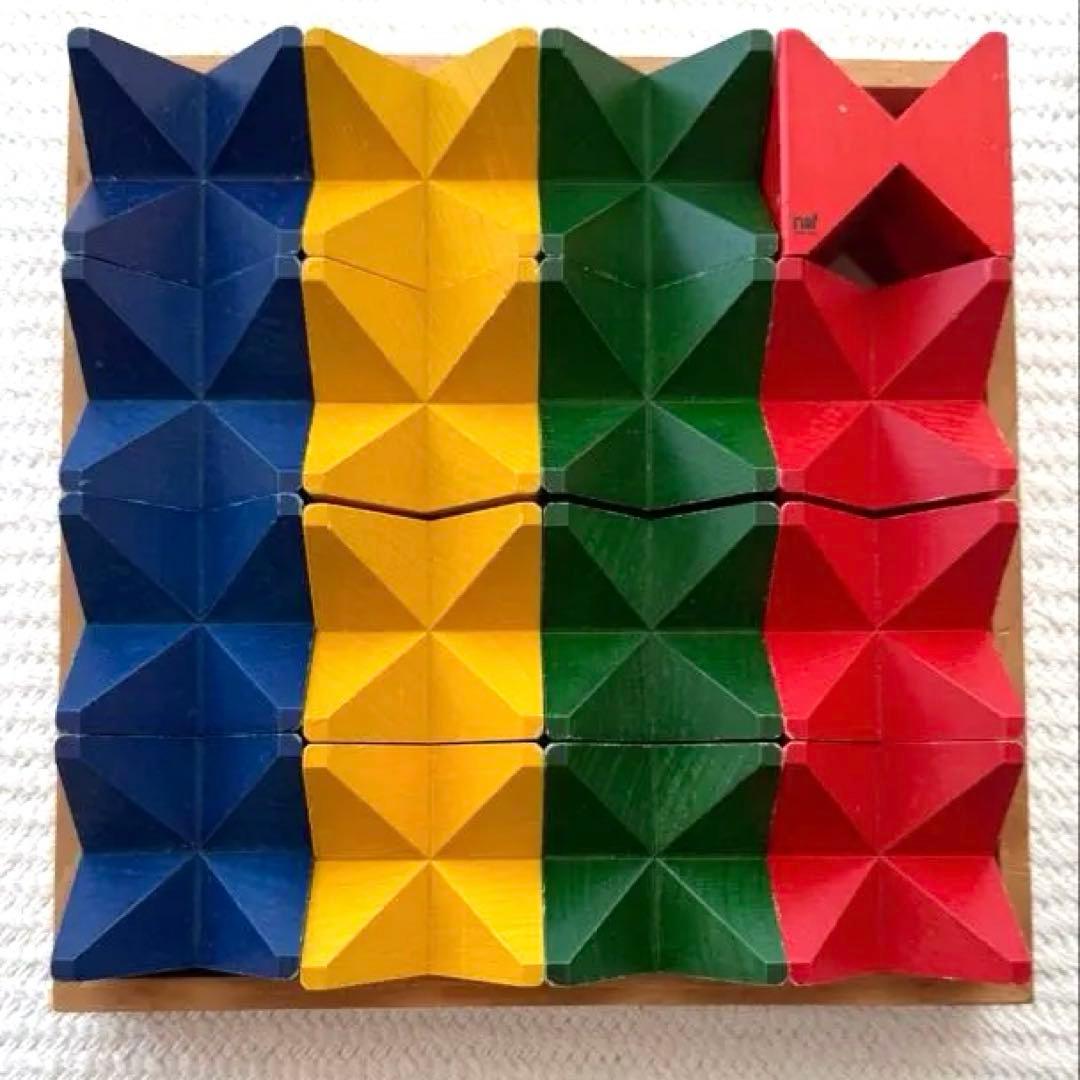 木箱付きnaef Naef Spiel ネフス社 ネフスピール 積み木 知育玩具