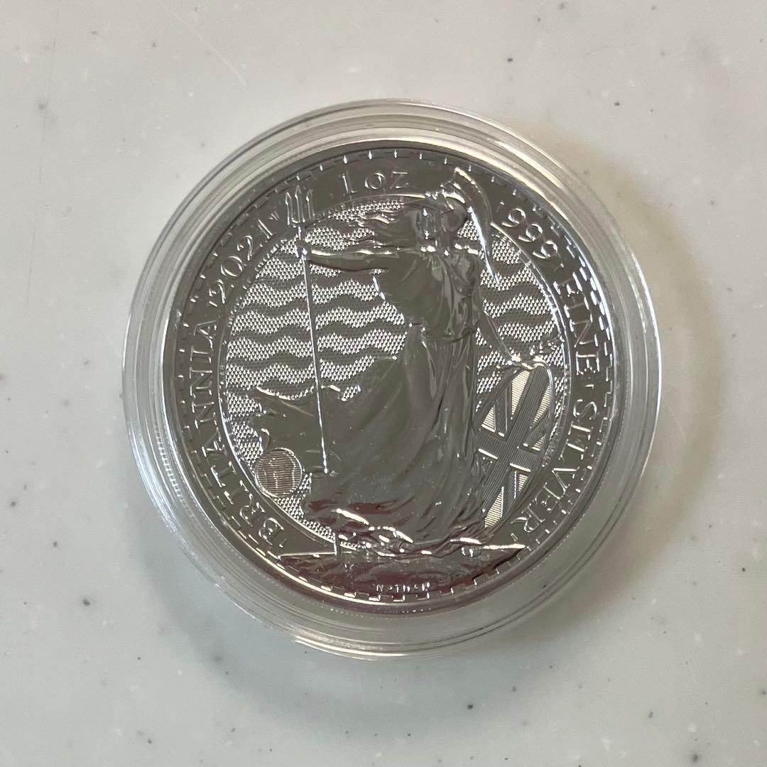 2021 ブリタニア 1オンス 銀貨 エリザベス 2世 イギリス 新品 未使用