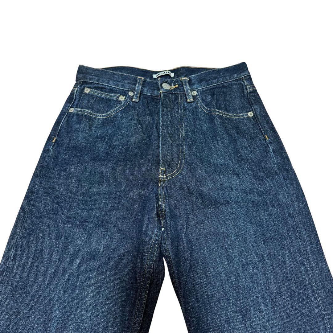 ✨美品✨　オーラリー　 HARD TWIST DENIM 5PPANTS 25