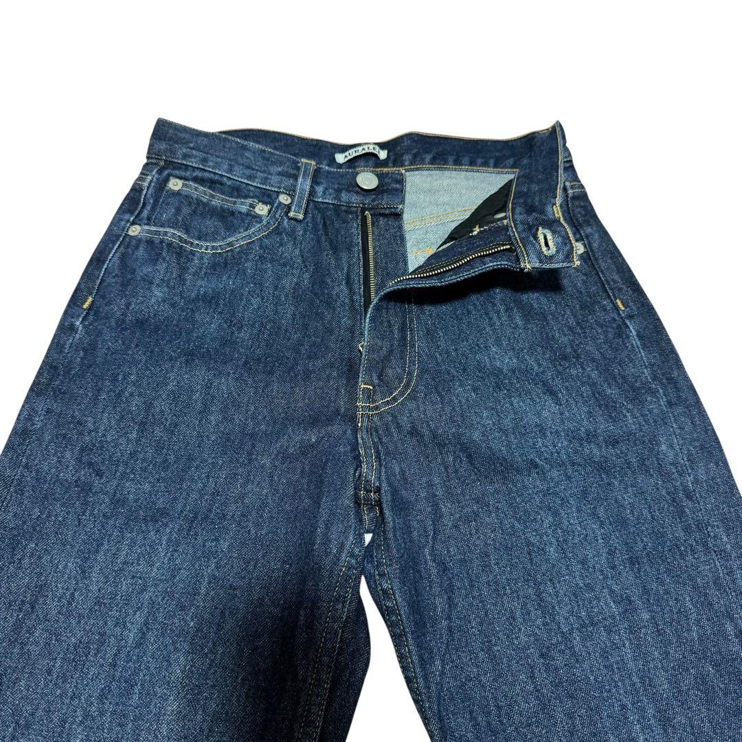 ✨美品✨　オーラリー　 HARD TWIST DENIM 5PPANTS 25