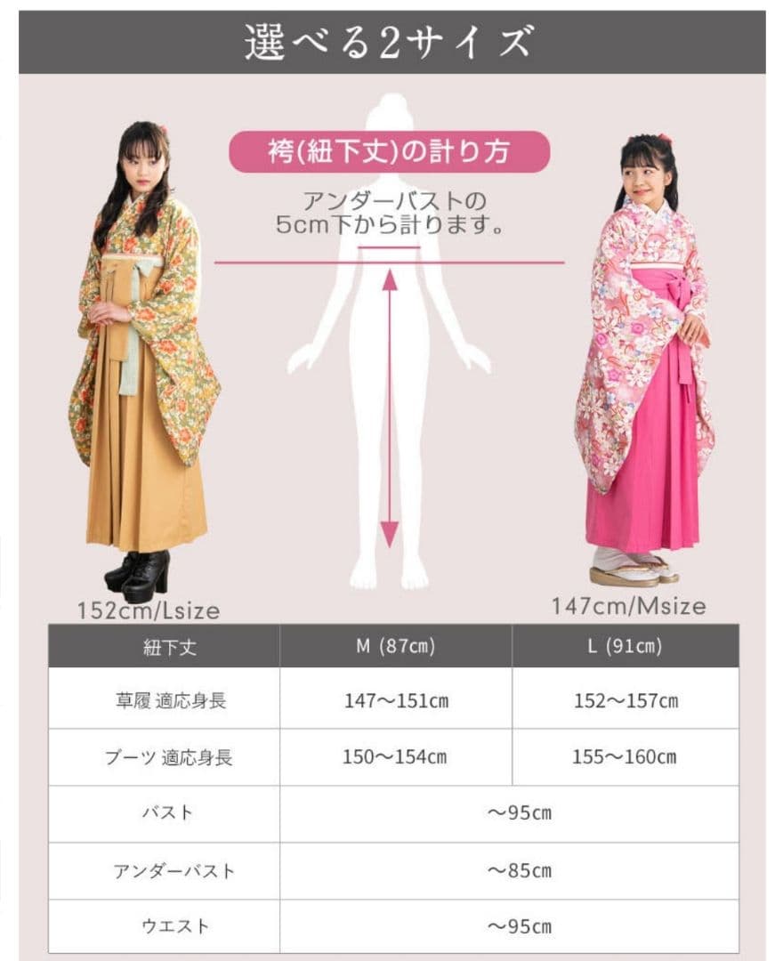 【るりぱぱさん専用】簡単袴セット　卒業袴小学生　桃色×紺