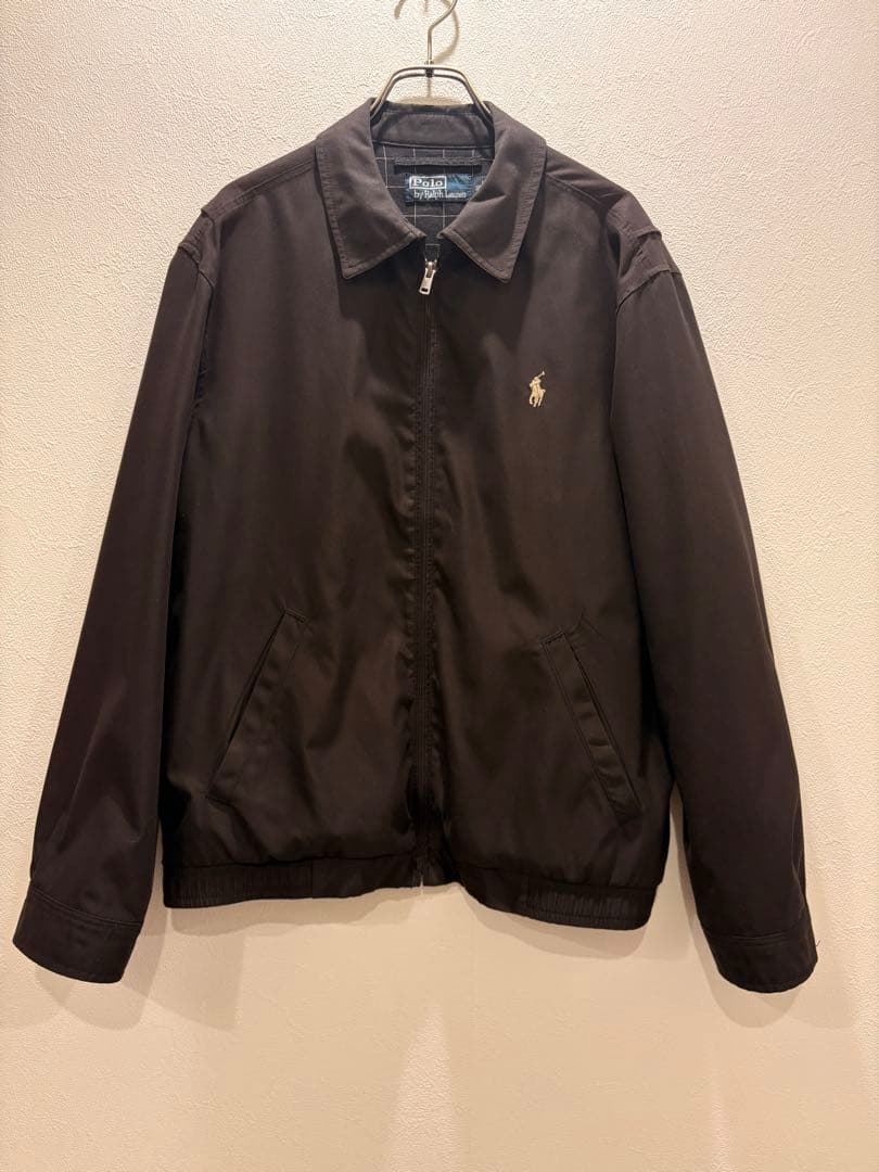【美品】Polo by Ralph Lauren スウィングトップ ブラック M
