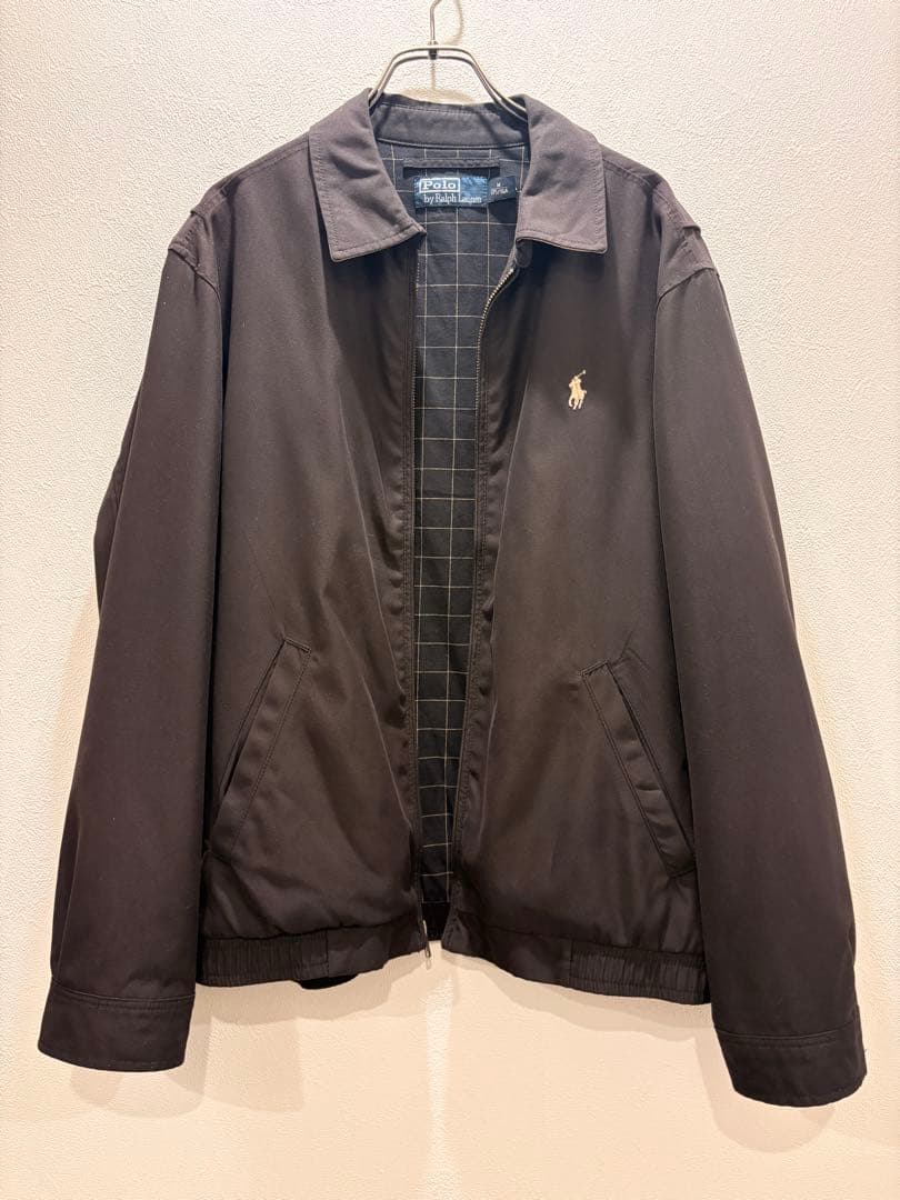 【美品】Polo by Ralph Lauren スウィングトップ ブラック M