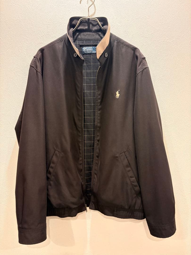 【美品】Polo by Ralph Lauren スウィングトップ ブラック M