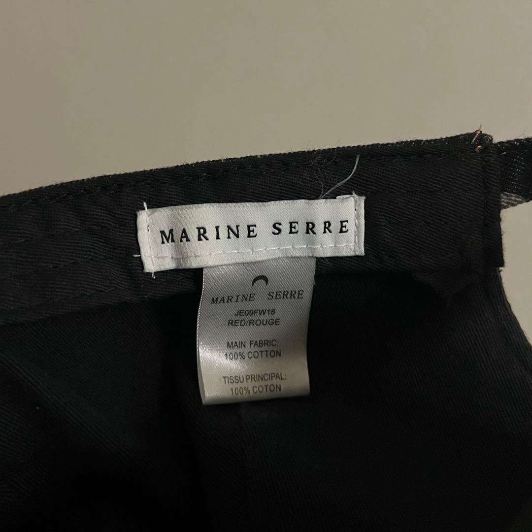 Marine Serre マリーンセル デニム キャップ 三日月 帽子