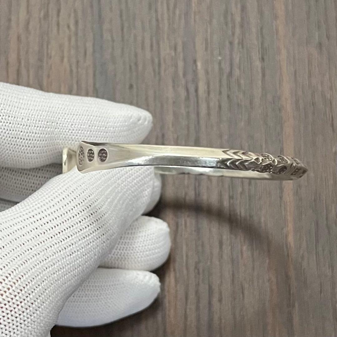 dice【新品・未使用】バングル カレンシルバー 純銀97％ カレン族