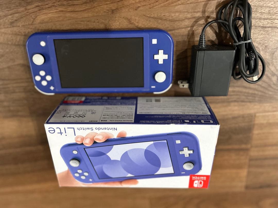 Nintendo Switch Lite 青色 充電器、箱付き