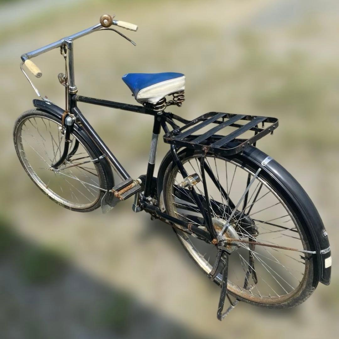 激レア　昭和レトロ　山口ベニー号　自転車　バネブレーキ　ヴィンテージアンティーク