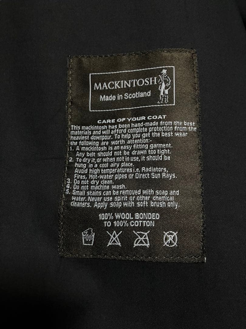 MACKINTOSHマッキントッシュのステンカラーコート　送料無料　36サイズ