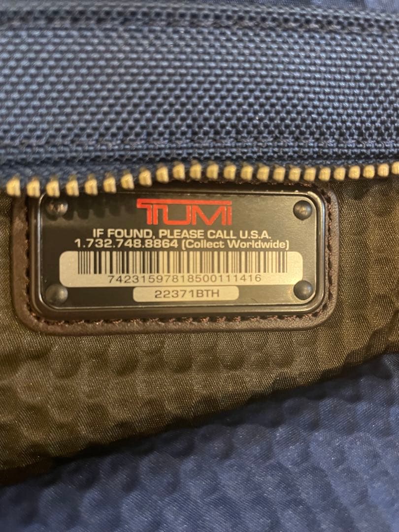 トゥミ TUMI ミニ メッセンジャーバッグ 斜め掛け22371BTH ブルー