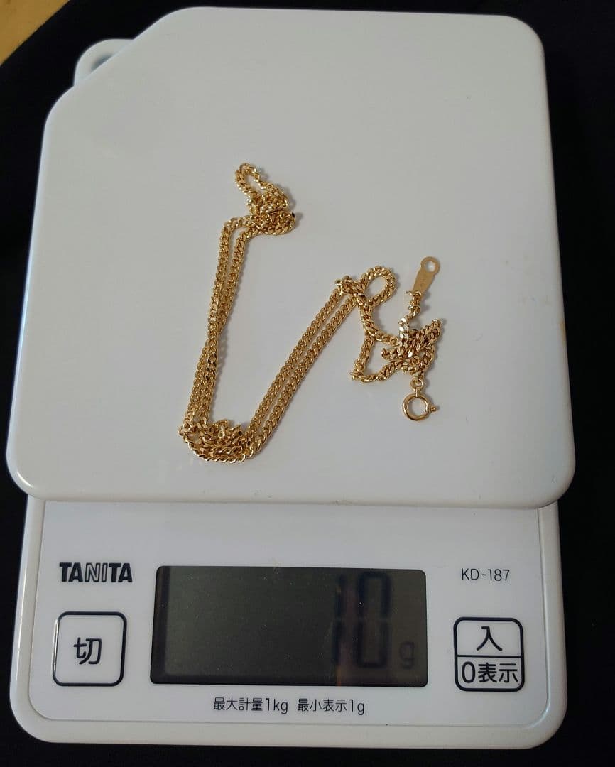 18金 喜平 2面ネックレス 10g 50cm 造幣局検定マーク刻印入