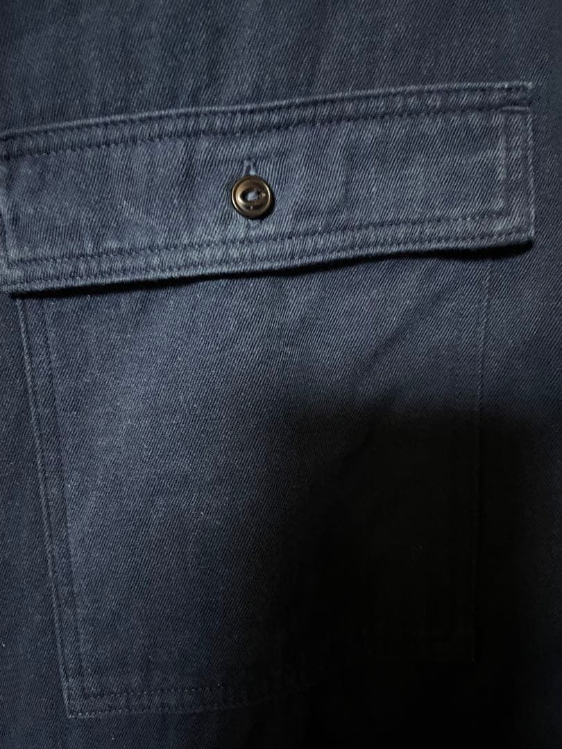 M BUAISOU. デニムシャツ 長袖 インディゴ work shirt