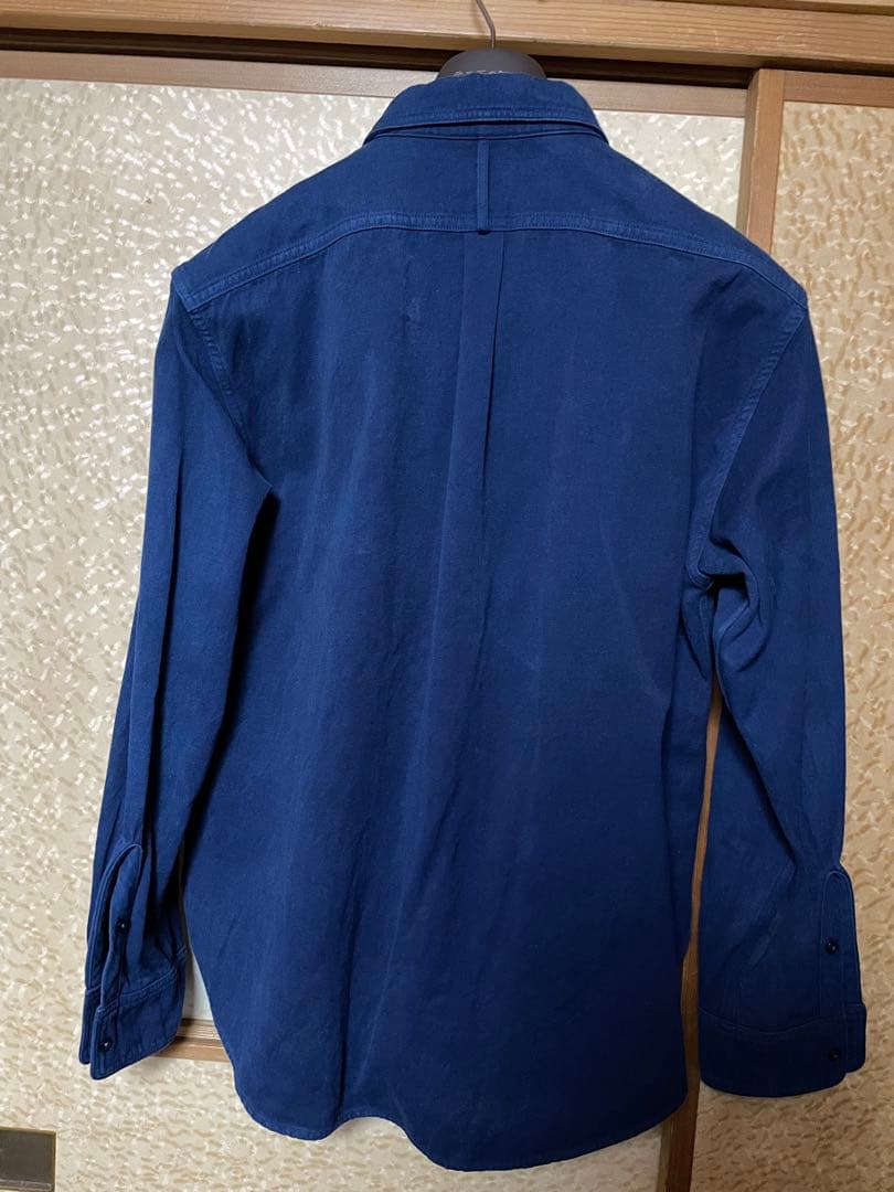 M BUAISOU. デニムシャツ 長袖 インディゴ work shirt