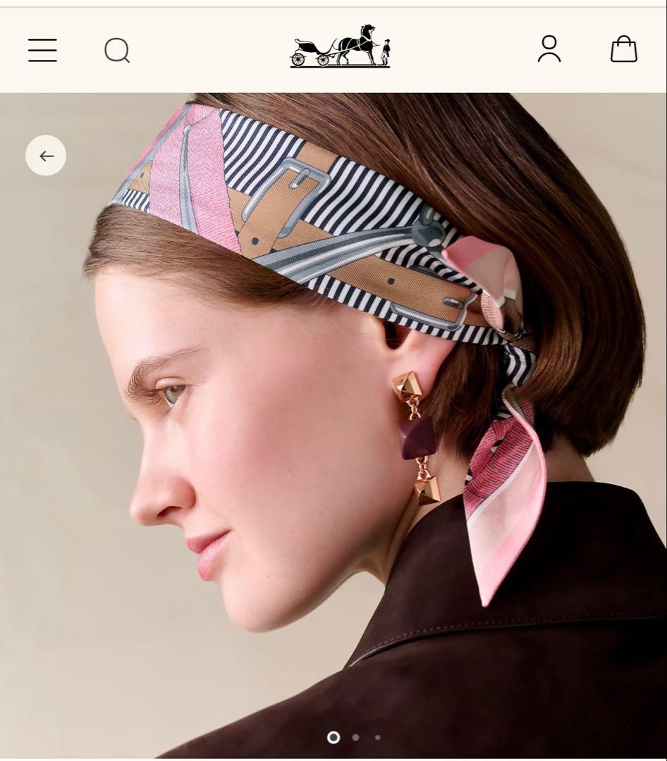 【新品未使用】HERMES 馬銜・シュミーズ ツイリー