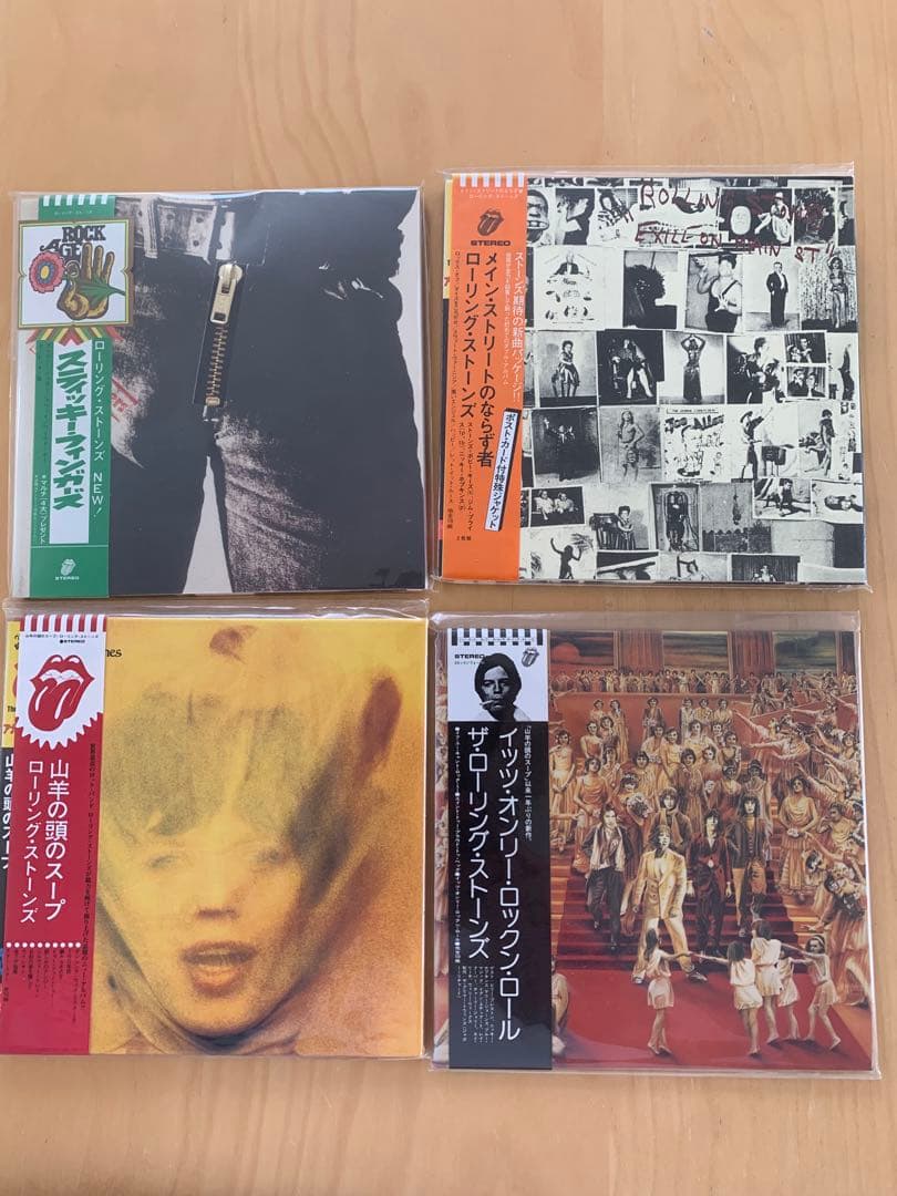 ザ•ローリング•ストーンズ/紙ジャケット8タイトルセット 日本盤LP帯付き美品