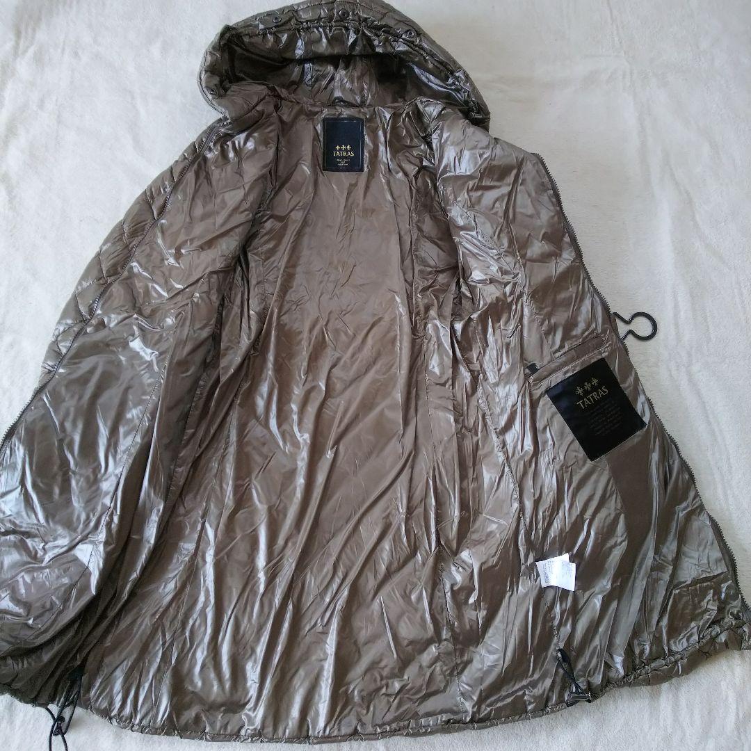 【美品 M】TATRAS タトラス ダウンコート キルティング ベルト