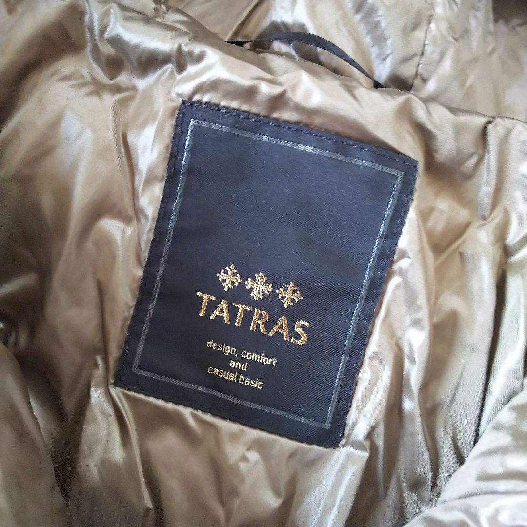 【美品 M】TATRAS タトラス ダウンコート キルティング ベルト