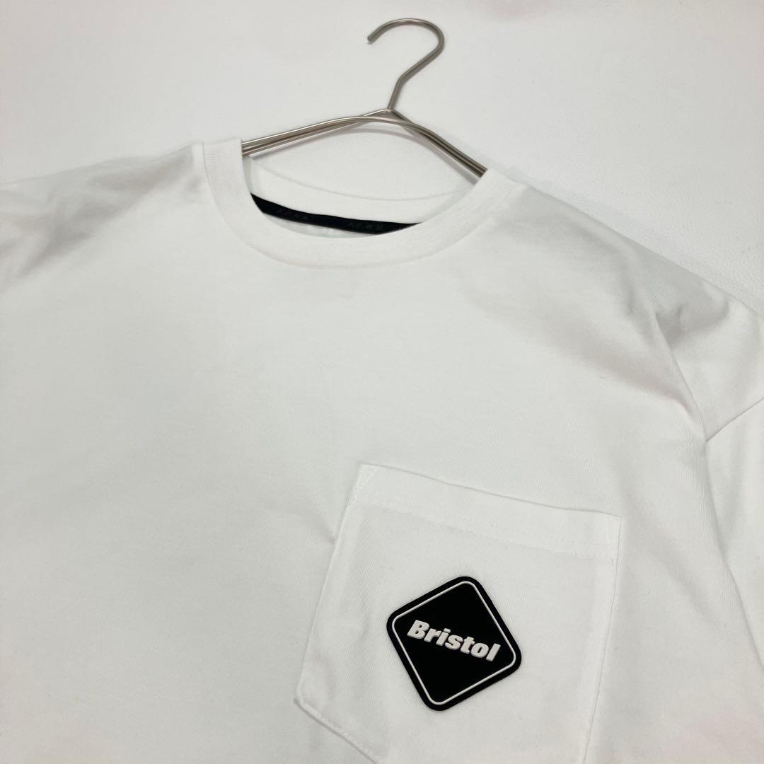 トップス FCRB BLURRED LOGO L/S TEAM POCKET TEE 25