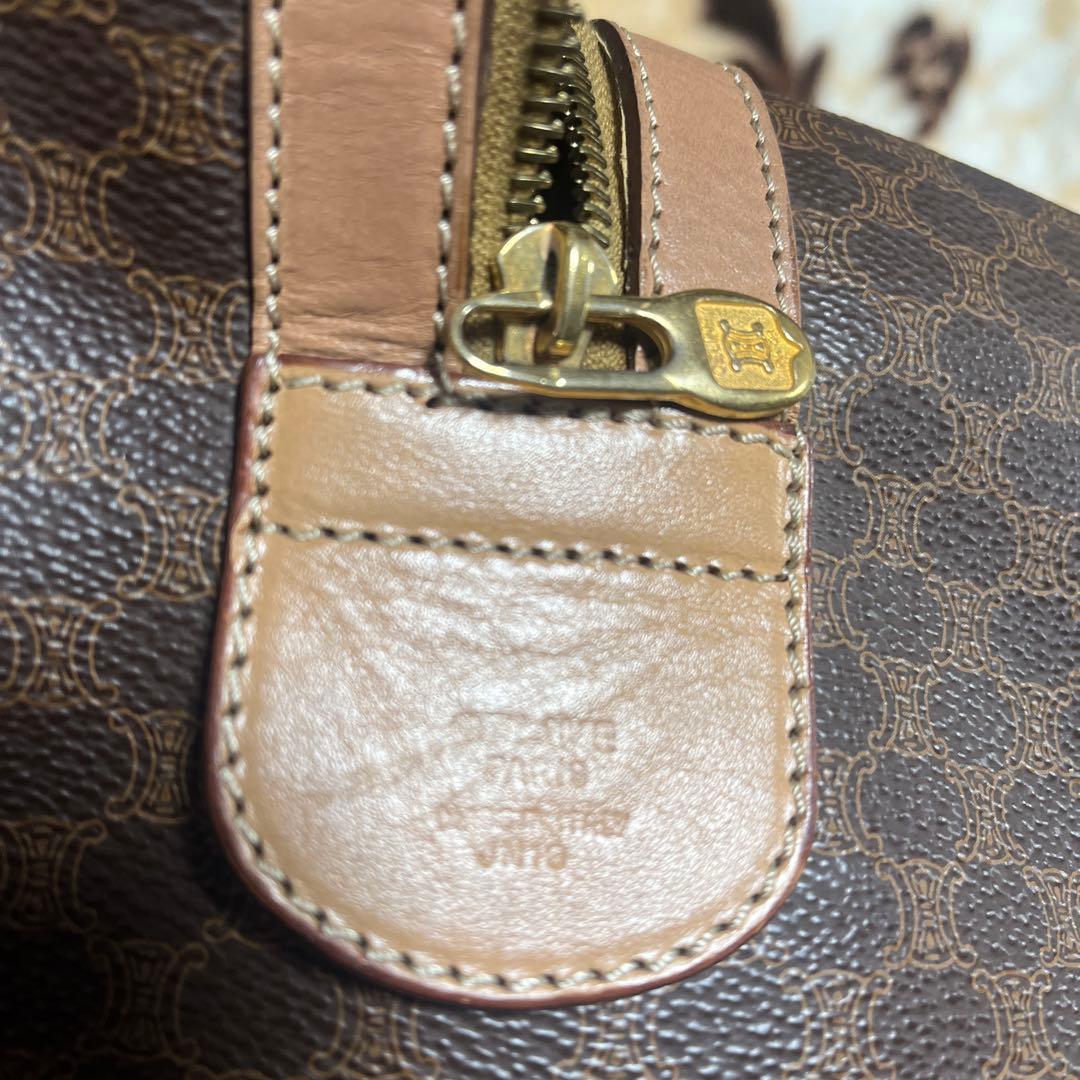 CELINE セリーヌ マカダム柄 ボストンバッグ
