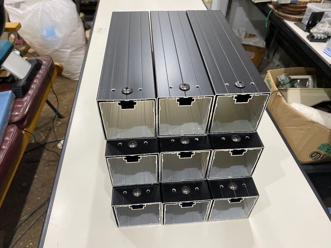 三協アルミ　ヴィラウッド　ひとと木　ウッドデッキ　調整束柱　9本セット