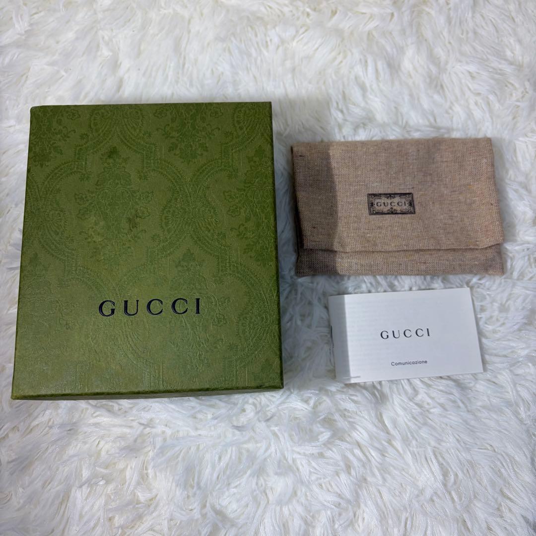 【✨美品✨】グッチ パイソン GGマーモント 二つ折り コンパクトウォレット