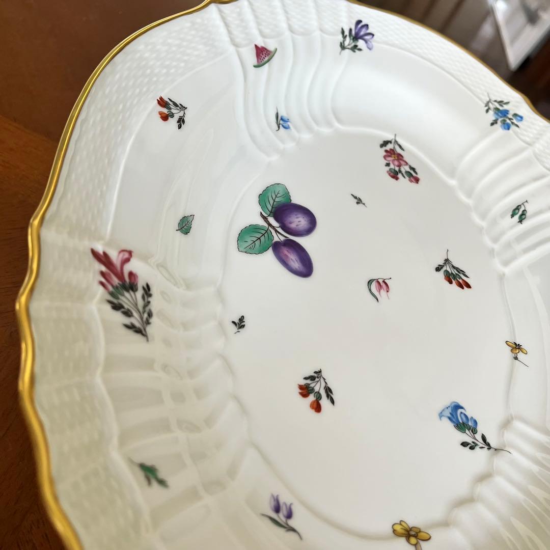 【希少品】リチャードジノリ★ベッキオペルージャ★豪華なラージオーバルプレート