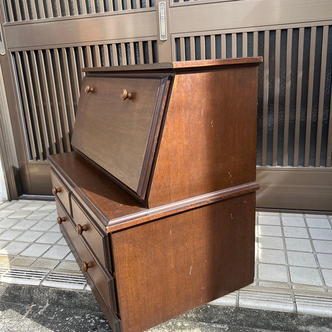 【アンティーク】和家具　ライティングディスク　簿記机