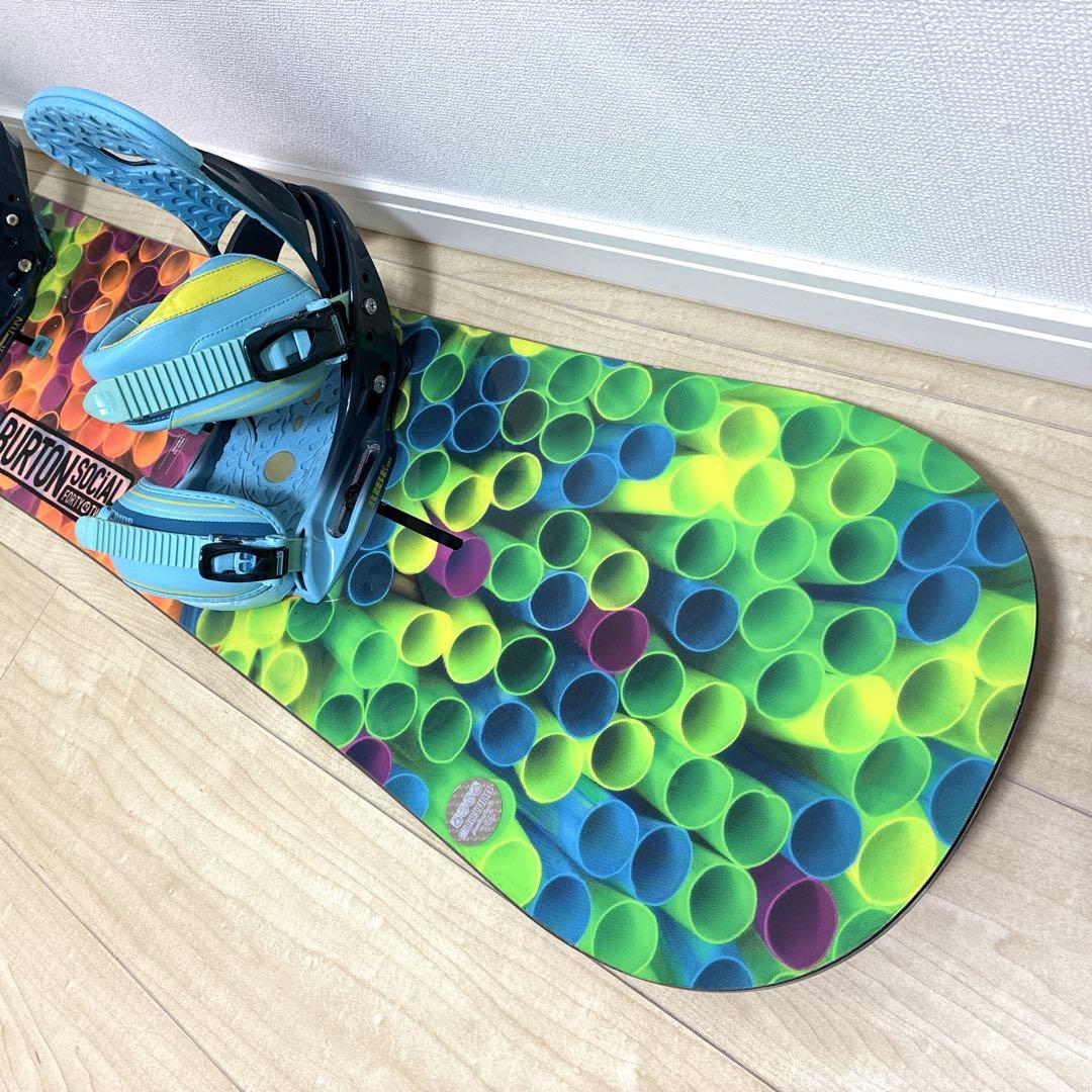 【美品】BURTON SOCIAL 142㎝ SCRIBE S カバー付き