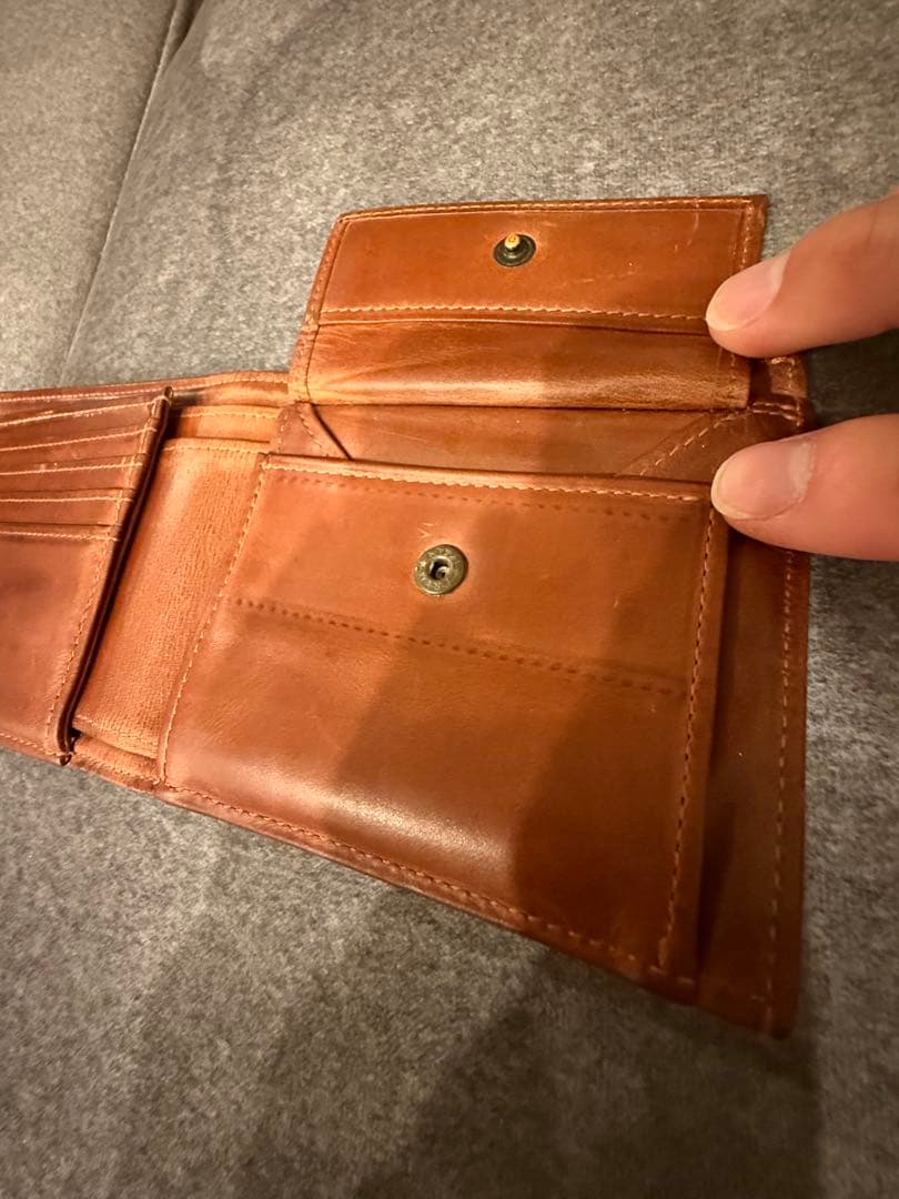 ココマイスター　ナポレオンカーフ　二つ折り財布