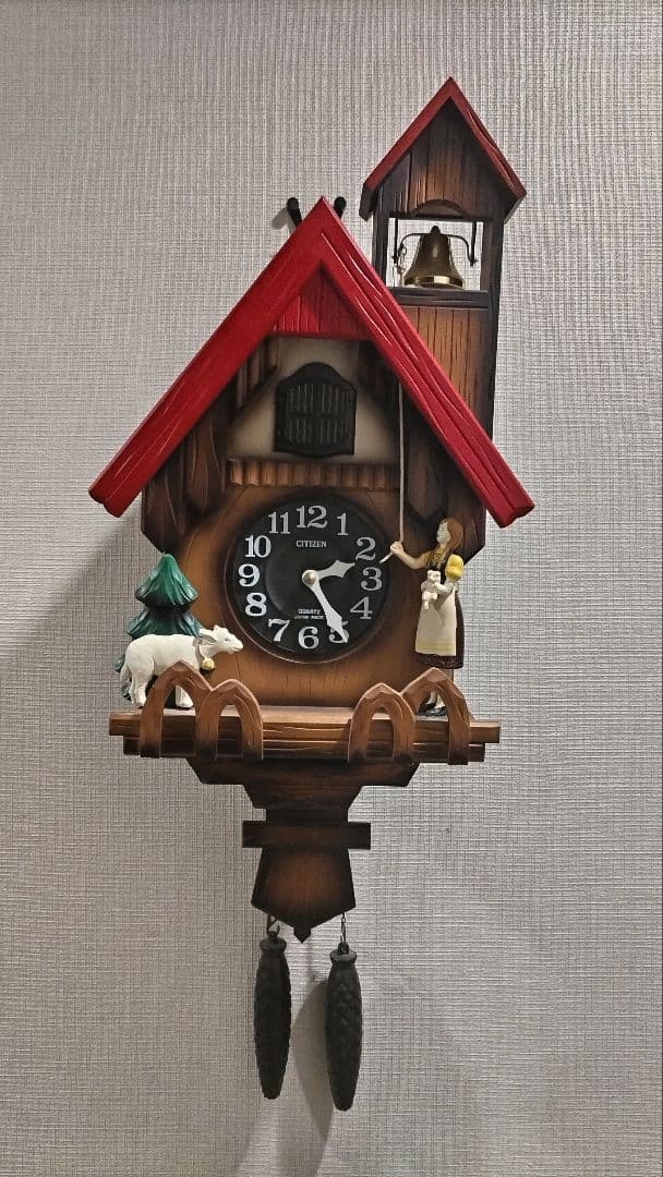 シチズン 鳩時計 ヴィンテージ稼動品 4MJ650-0