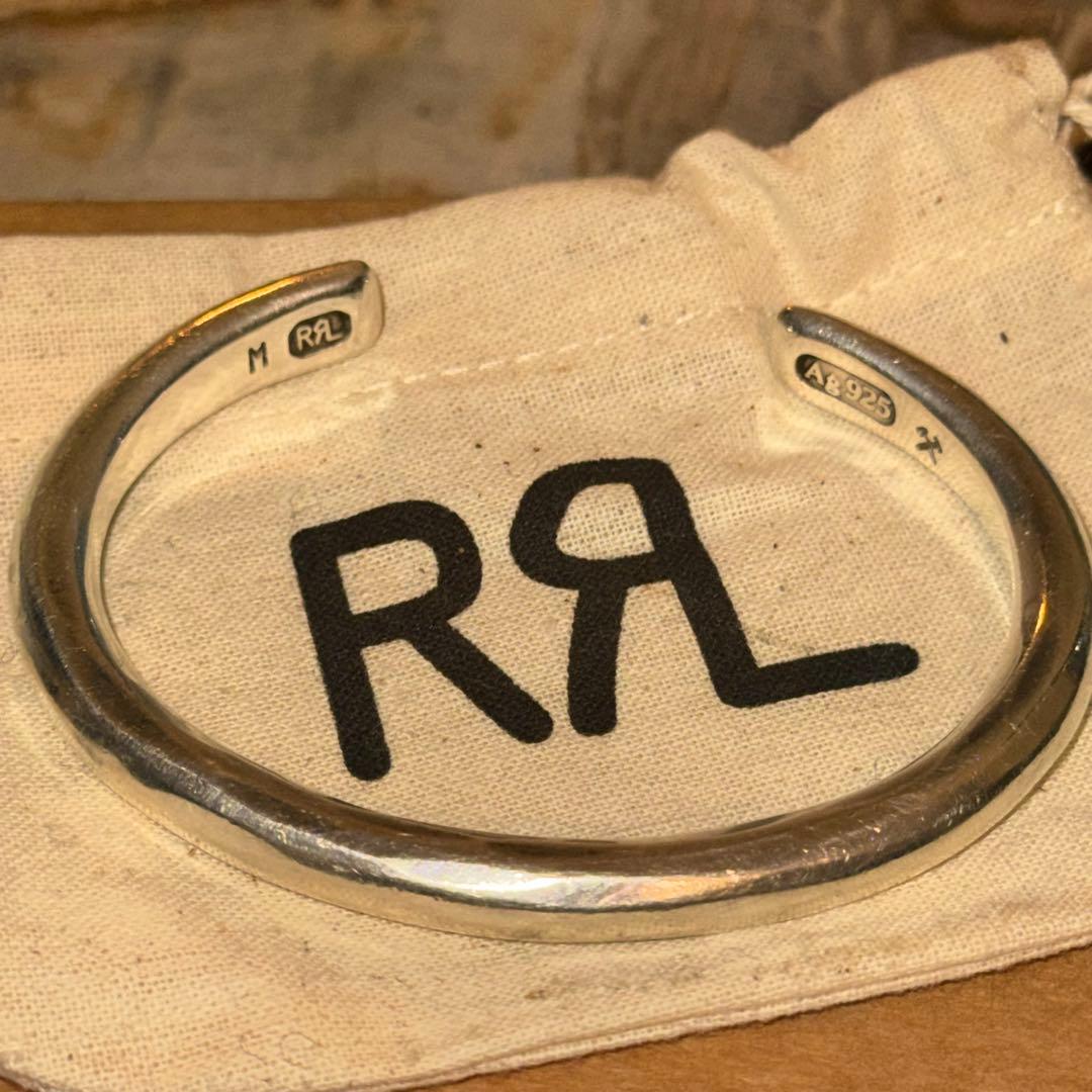 RRL シルバー925 ハンマースターリングカフ Mサイズ アメリカ製年末値下げ