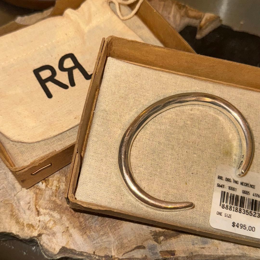 RRL シルバー925 ハンマースターリングカフ Mサイズ アメリカ製年末値下げ