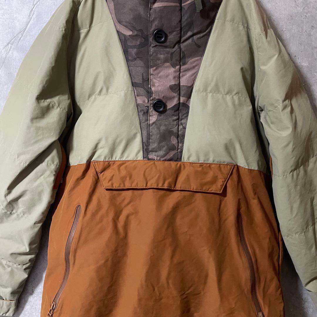 Burtonバートンスキーウェアスノーボードジャケットハーフジップパーカーフード