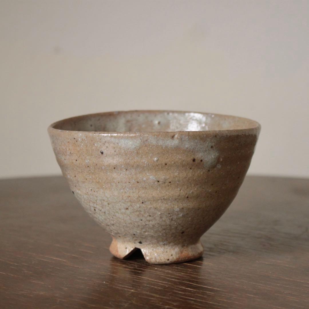 萩 灰釉 茶碗 茶道具 古道具 アンティーク 萩焼