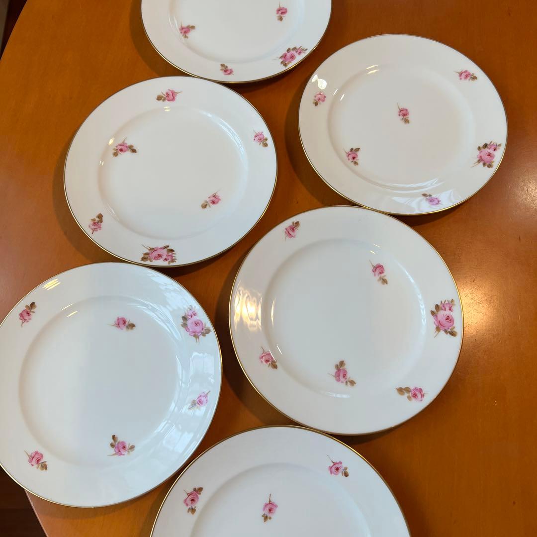 大倉陶器　デザートプレート　ローズ