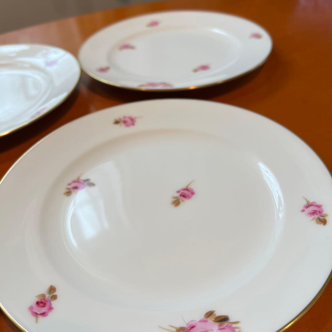 大倉陶器　デザートプレート　ローズ