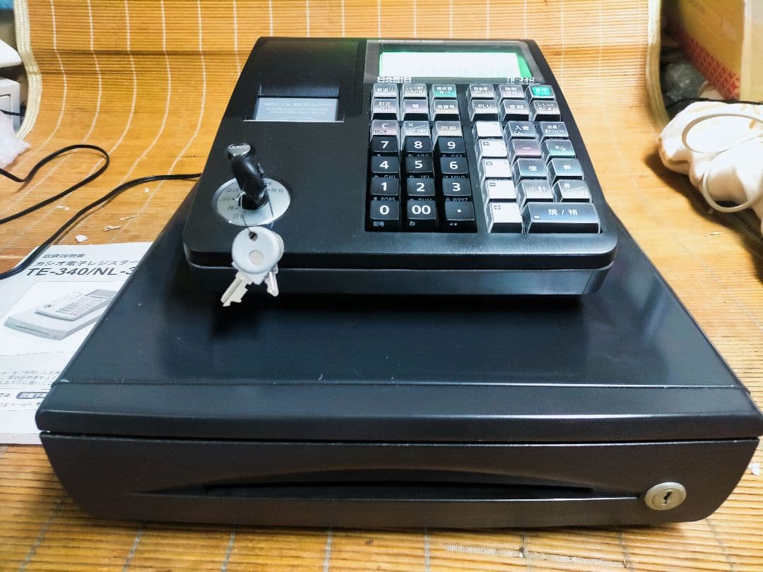 カシオレジスター　TE-340/NL300　フル設定無料　066521