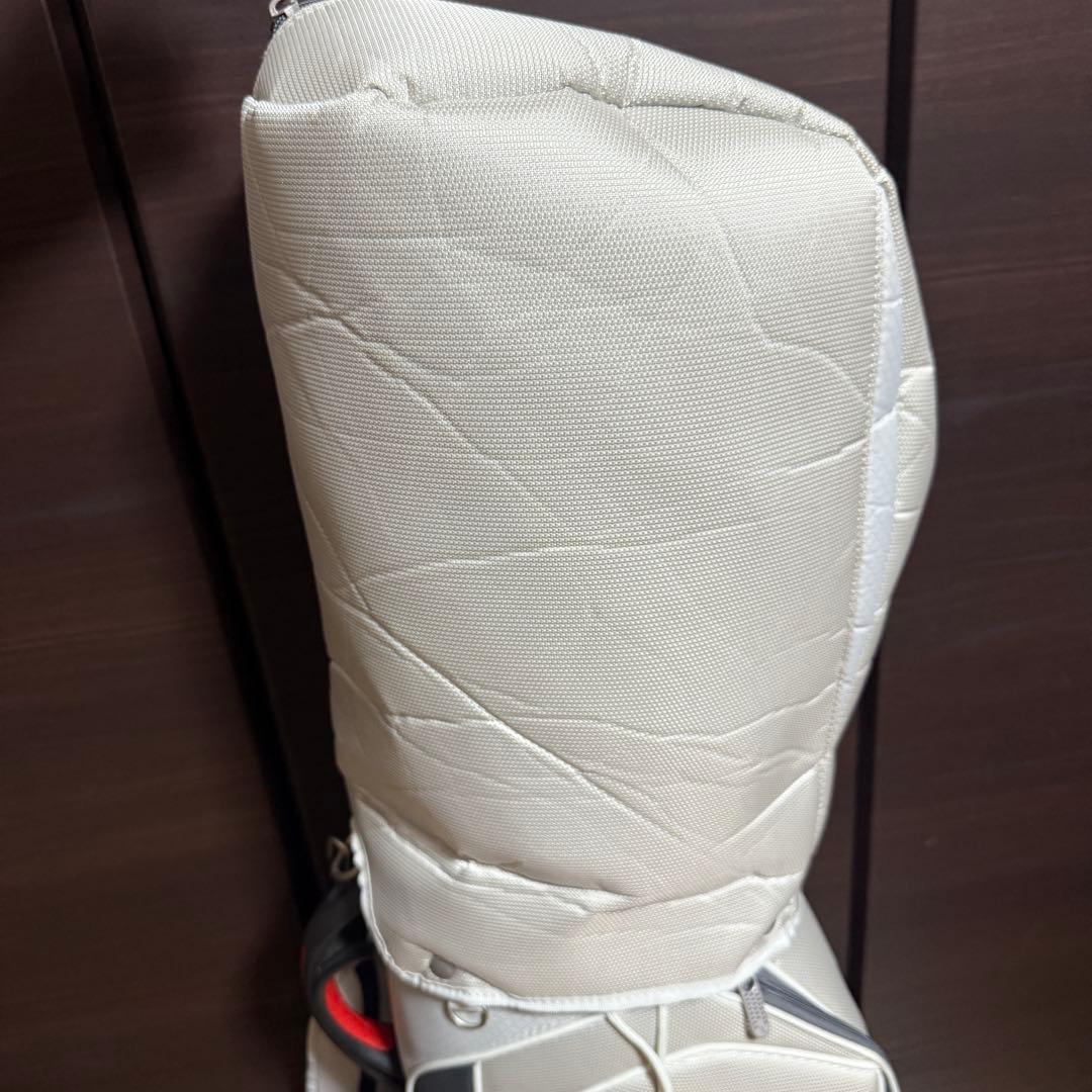 Nike golf キャディバッグ ゴルフバッグ ホワイト/レッド