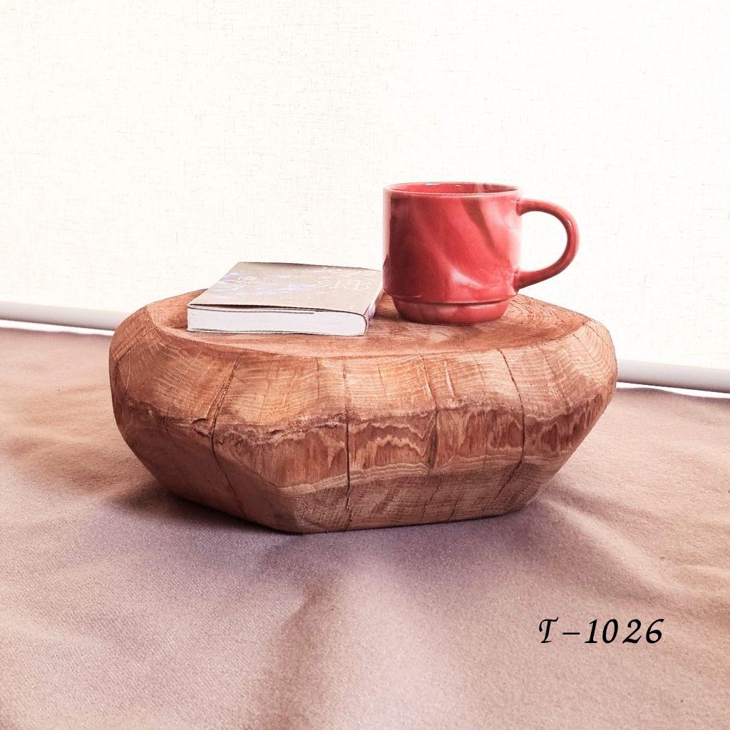 ナチュラルウッド テーブル 飾り台 ステイン塗装 オーガニック