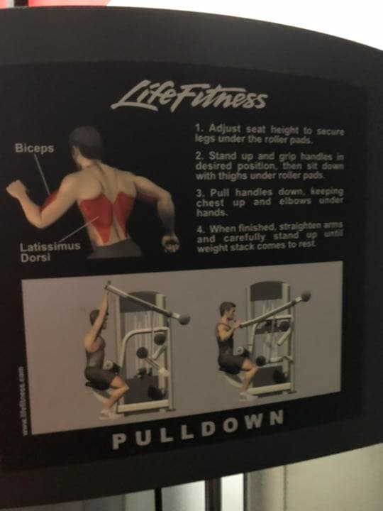 【商品名】プルダウン／【メーカー名】ライフフィットネス