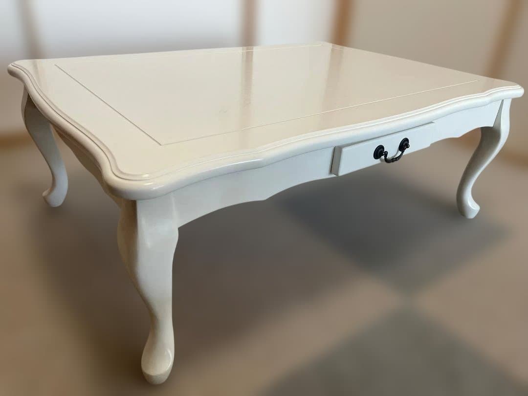 ★こたつ 猫脚 姫家具 アンティーク風 こたつ布団セット【引取限定】★